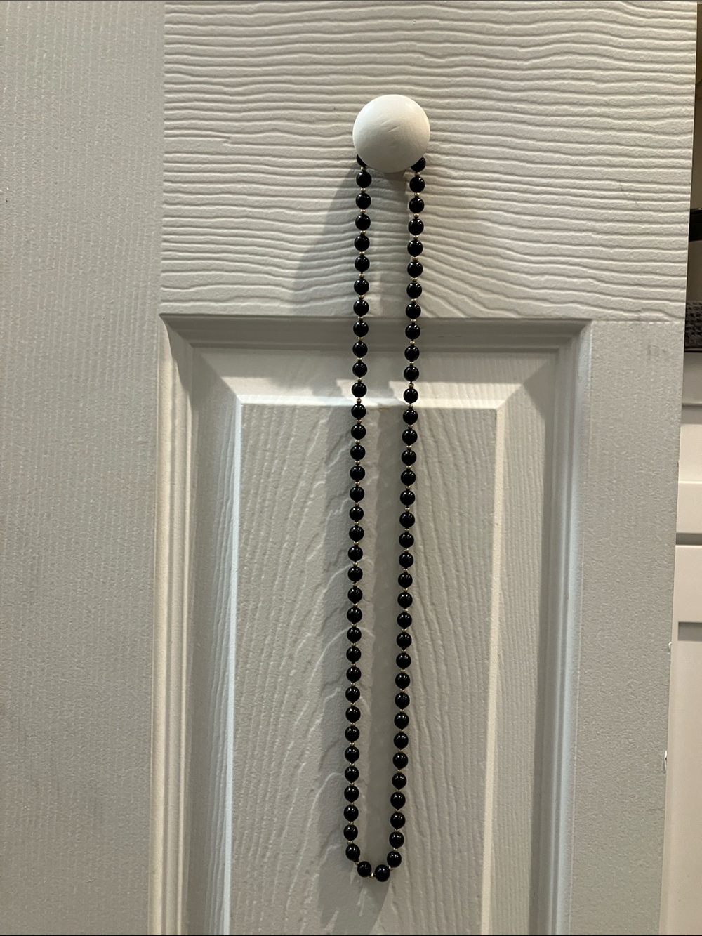 32” strand of 14K balls & Genuine Onyx - Picture 7 of 16